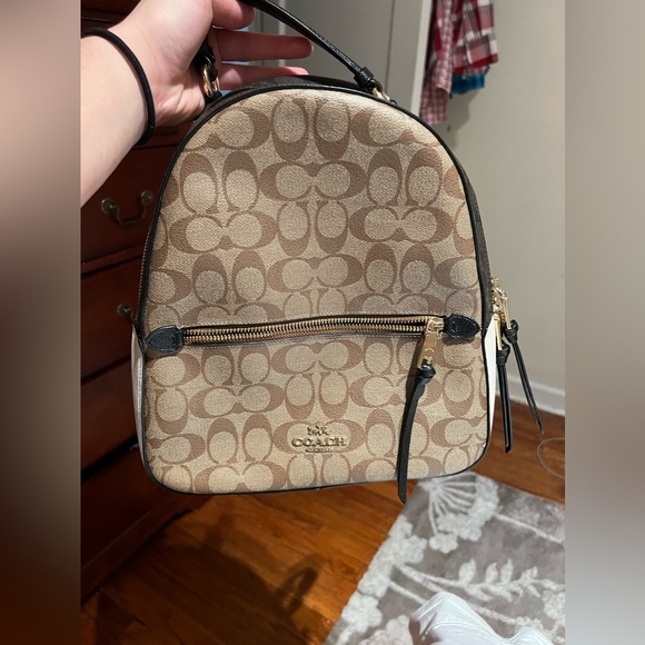 Coach Handbags - Coach Jordyn Backpack in blocked signature canvas